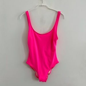 Solid & Striped Anne Marie in Florescent Hot Pink, Sz S